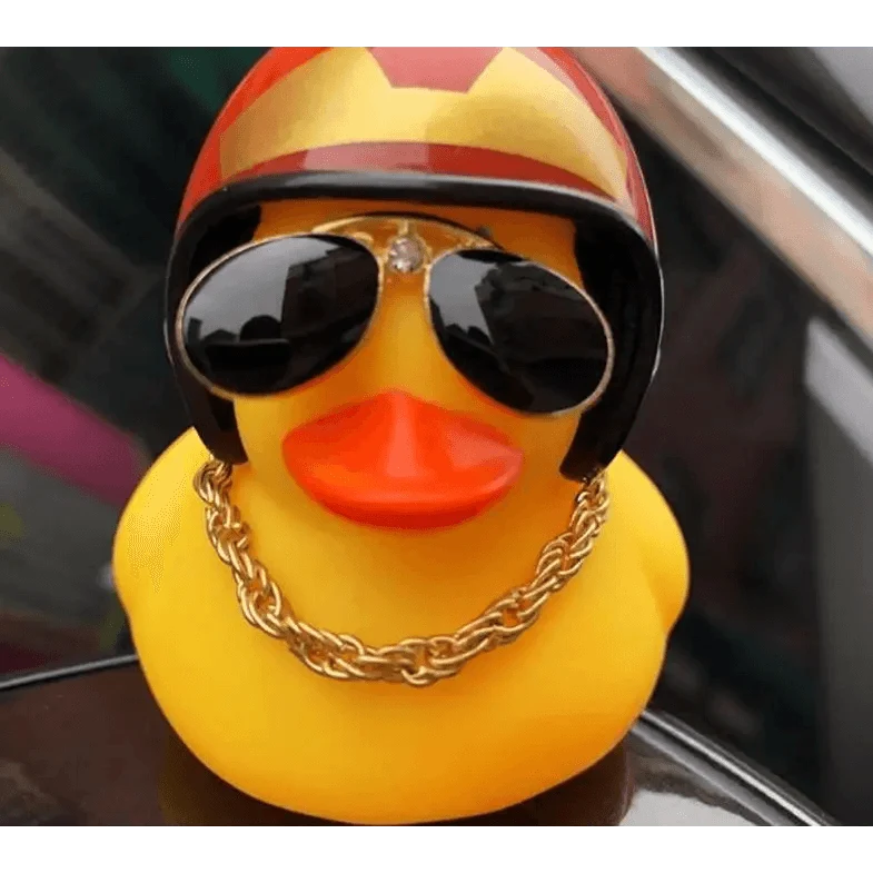 1 PC Small Yellow Duck For Car Perfect Man Gift For Car Auto Interior Decoration Unique Cool Design
