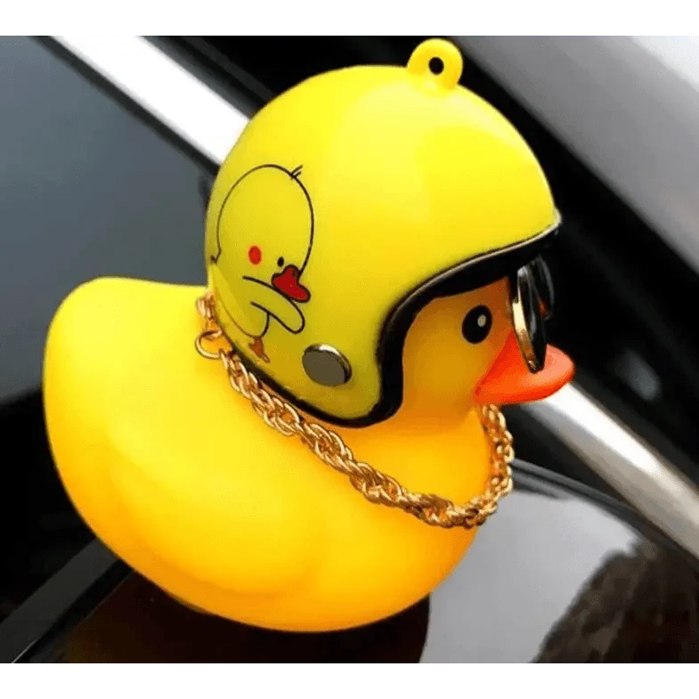1 PC Small Yellow Duck For Car Perfect Man Gift For Car Auto Interior Decoration Unique Cool Design