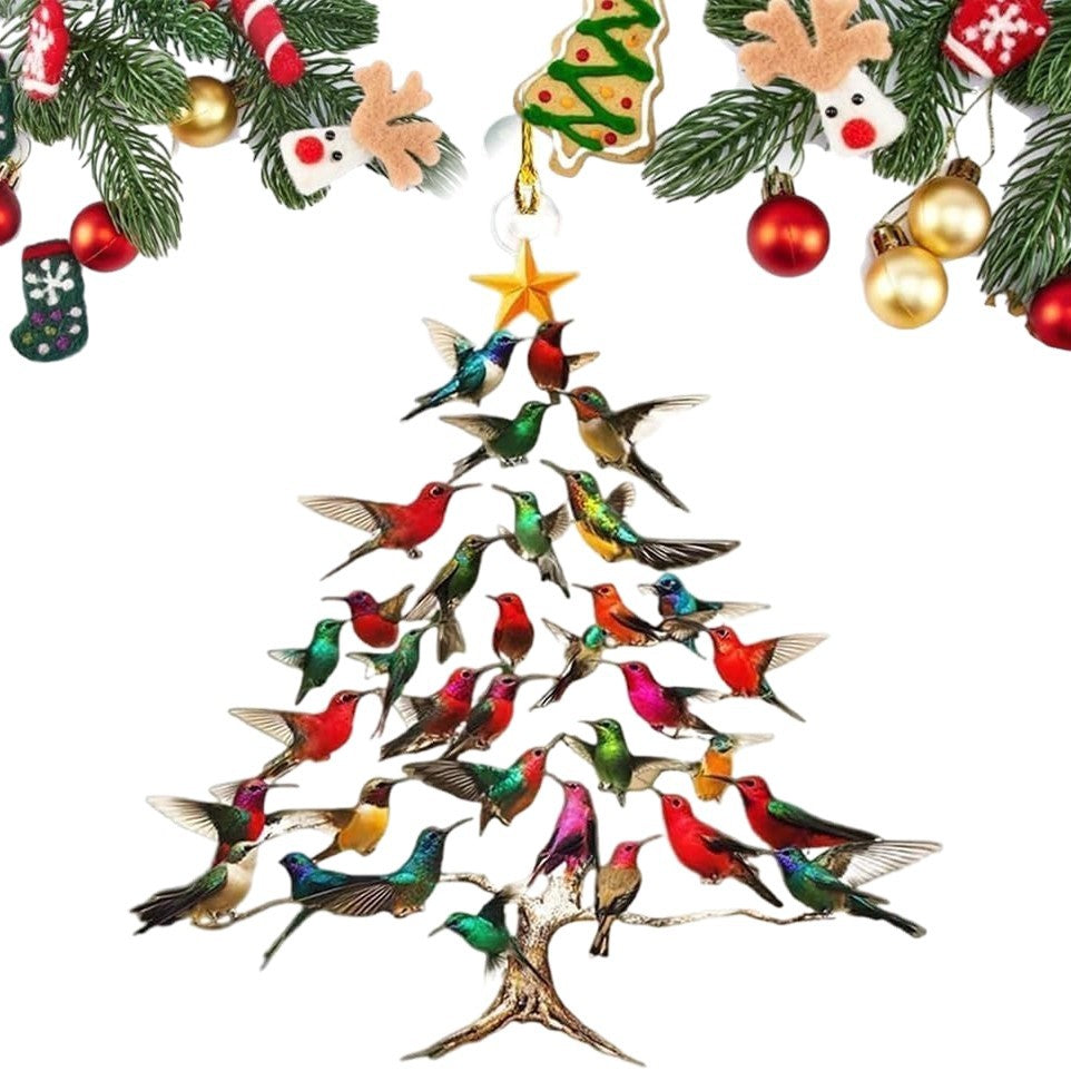 Hummingbird Christmas Tree Hanging Decorations