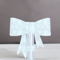 Snowflake 3D Bow Straw Topper