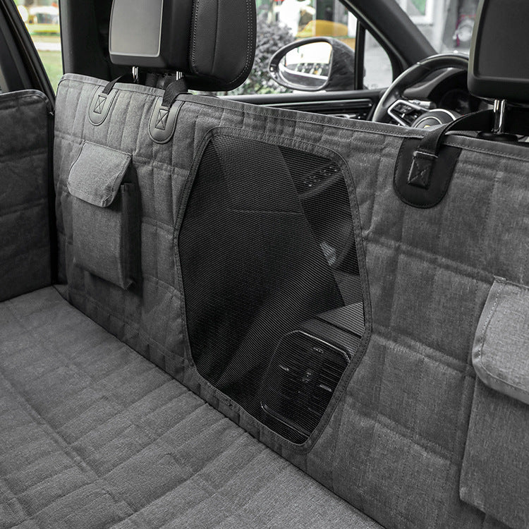 New Vehicle-mounted Pet Mat Water And Dirt Resistant Rear Universal