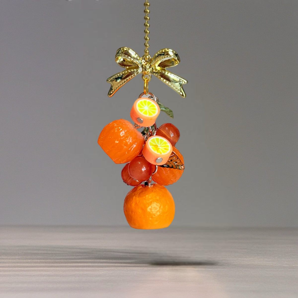 Coquette Oranges Charm - Tumbler Handle Charm