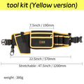 Electrician Tool Kit Special Portable Small Waist Bag Canvas Sturdy And Durable Waist Bag Belt Multi-function Storage And Repair Bag