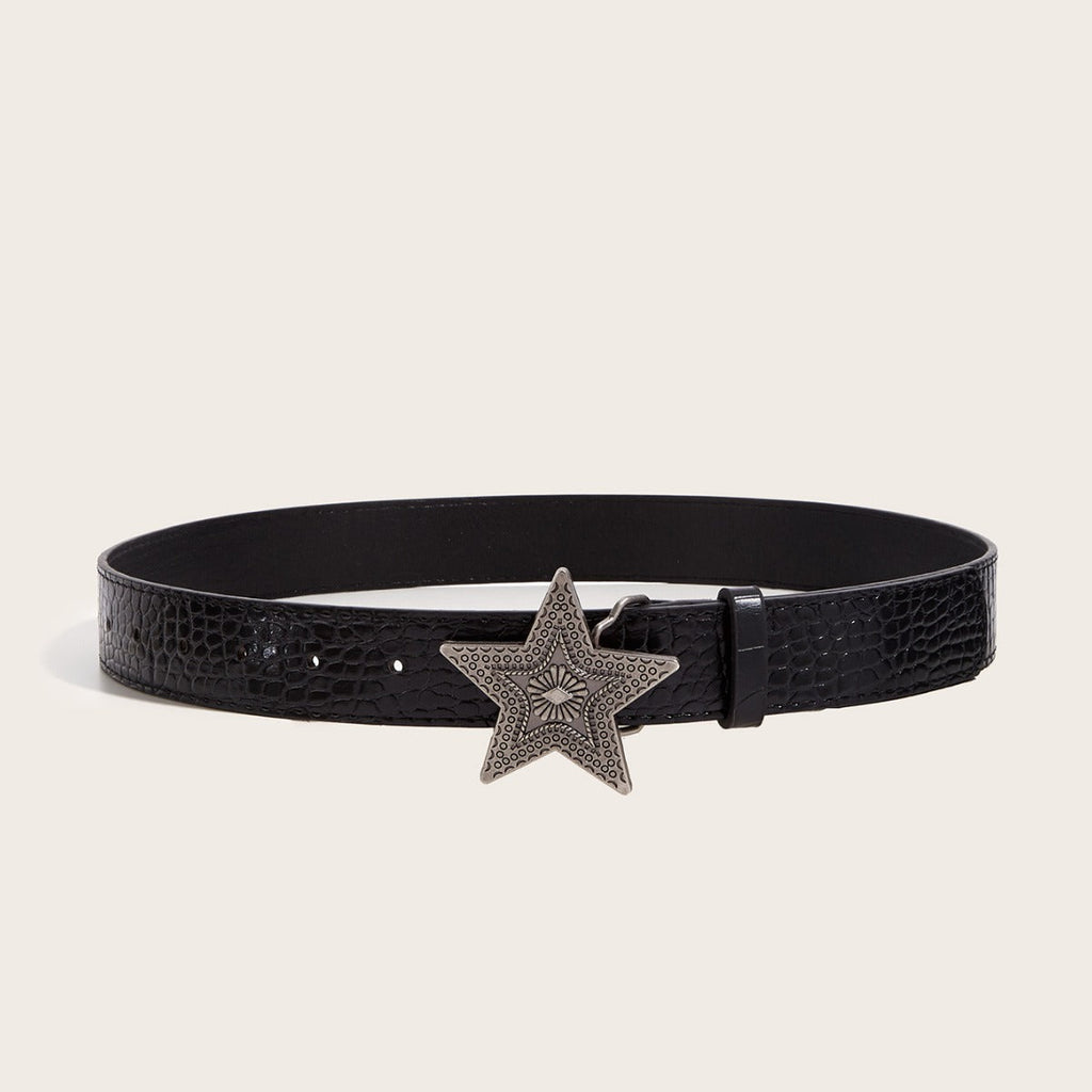 Personalized Subculture Black Waist Belt