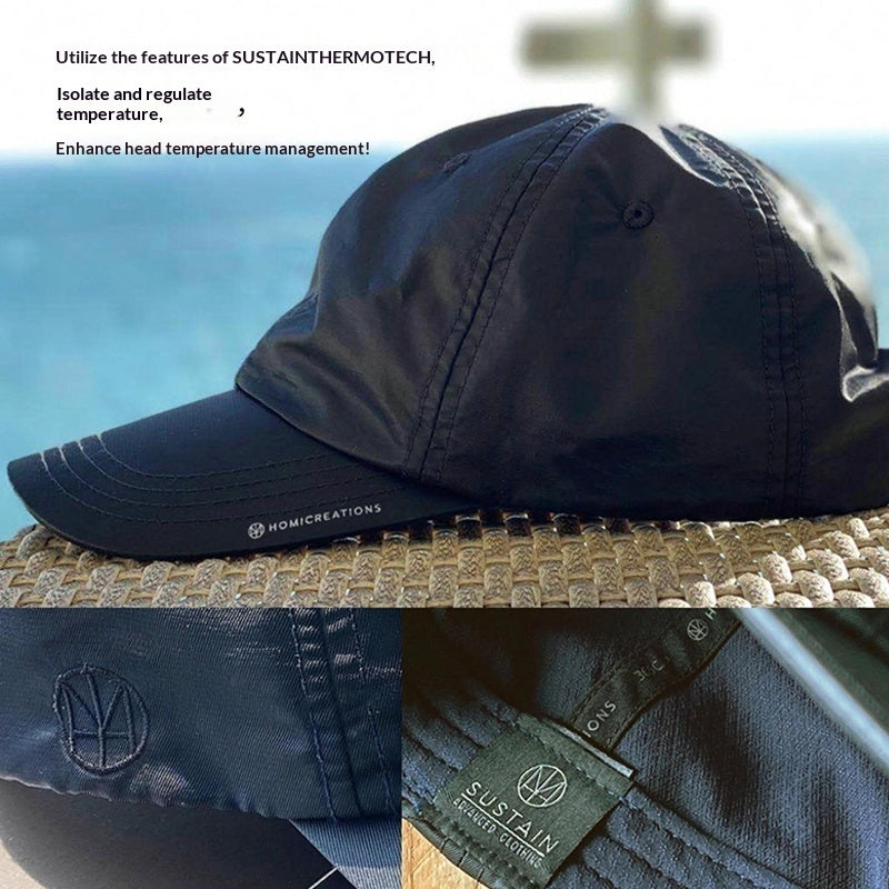 Outdoor Water-repellent Functional Cap Ag Silver-ion Antibacterial UPF50