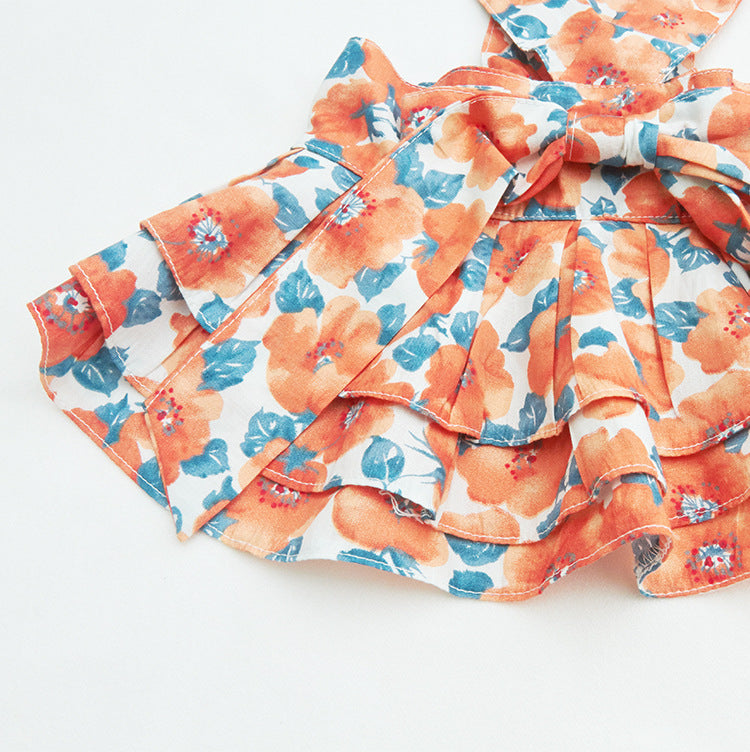 100  Cotton Printed Teddy Schnauzer And Pomeranian Cat And Dog Clothes