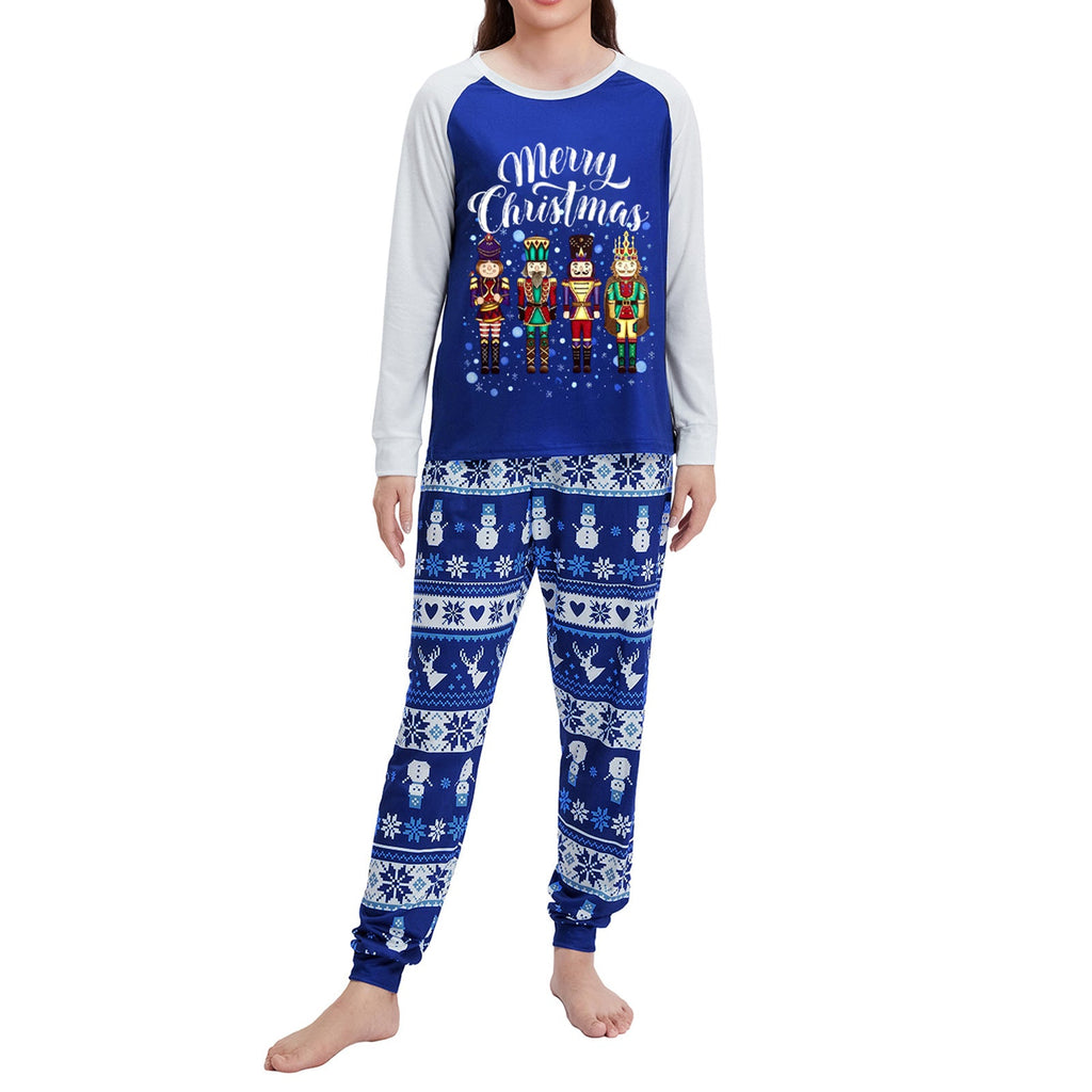 Parent-Child Outfit Home Decoration Fall Wear Long Sleeves Christmas Sleeping Homewear Suit