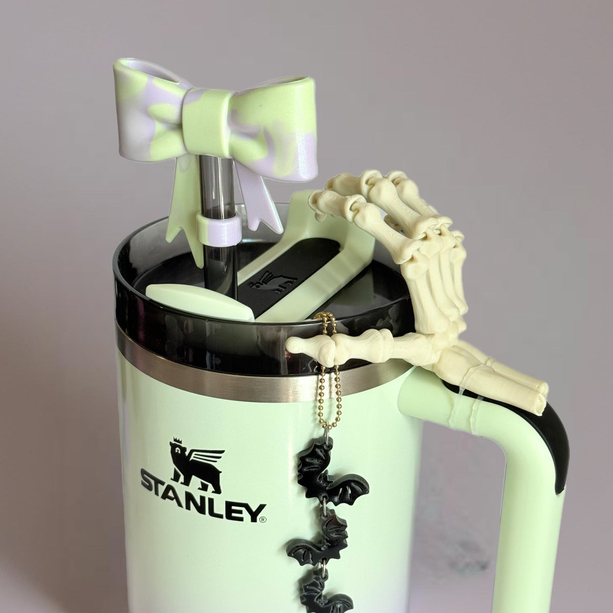 3D Skeleton Hand Charm - Tumbler Handle Charm