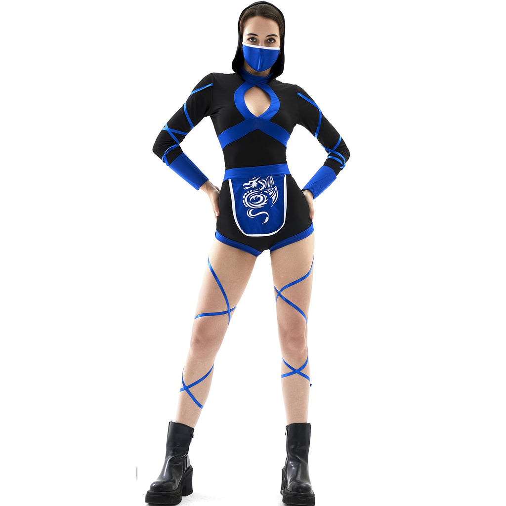 Halloween Female Samurai COS Uniform