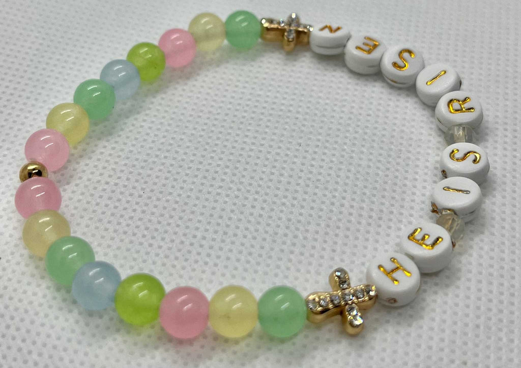 He Is Risen Bead Bracelet – Handmade Christian Jewelry