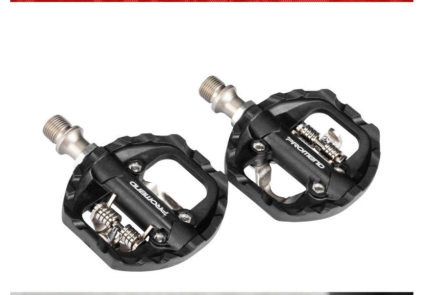 Black nylon DU + bearing Mountain Clipless Bike Bicycle Cycling Pedals Cleats Pedal Bicycle Bike Pedals Road Bicycle Pedals Cleats Set Clipless Pedals Compatible With Mountain BIkes