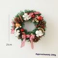 Christmas Garland Bow Christmas Door Hanging Window Decoration Christmas Decorations