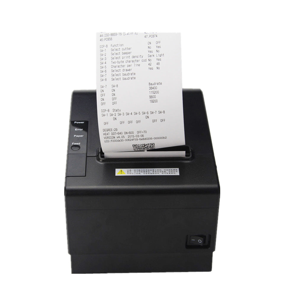 Minimally Designed 80mm Kitchen Receipt Thermal Printer