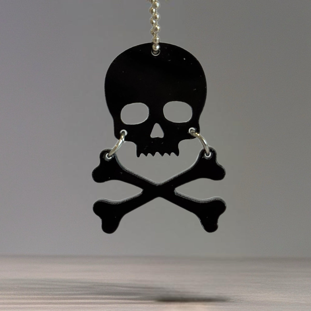 Skull & Crossbones Charm - Tumbler Handle Charm