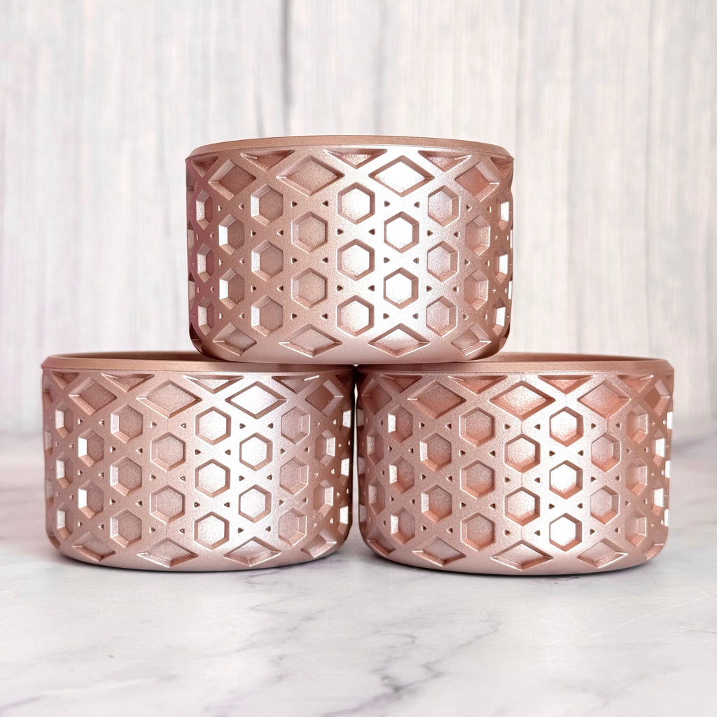 Rose Gold Metallic Waffle Boots™