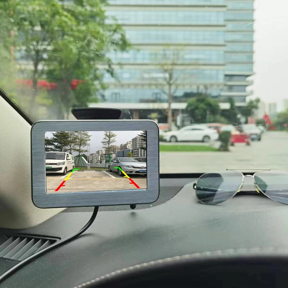 HD Wireless Solar Magnet Rearview Camera With AHD 5-inch Rear View Monitor