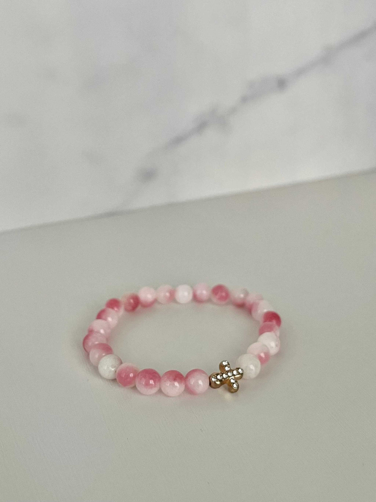 Cross Bead Bracelet Collection - Faith-Inspired Jewelry