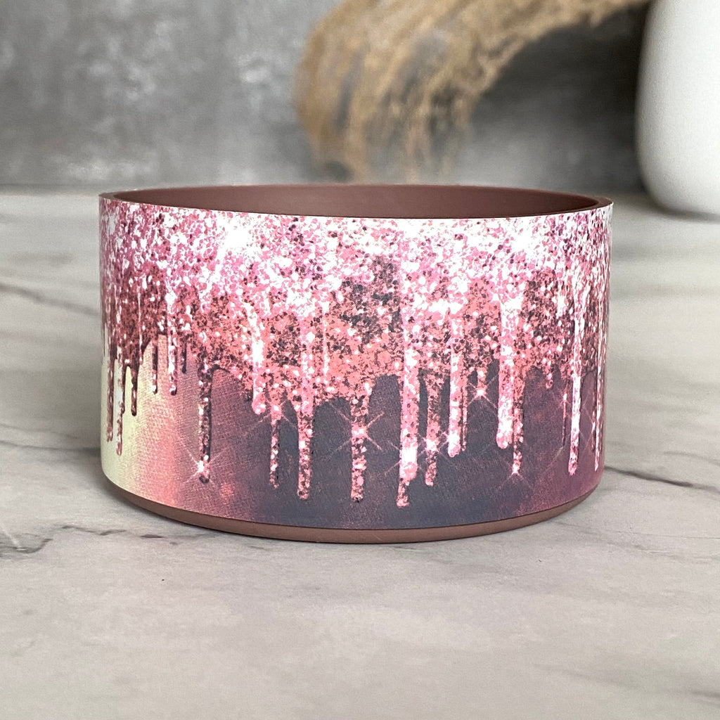 PINK GLITTER DRIP  Boot
