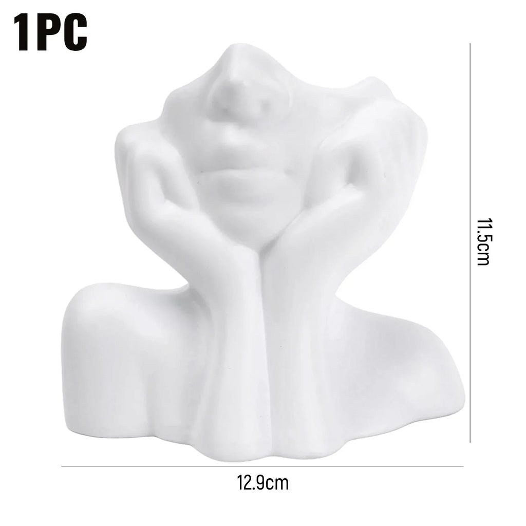 New Face Shape Makeup Brush Holder Human Body Art Styling Office Organizers Multi Makeup Brush Holder Flower Vases Storage Box