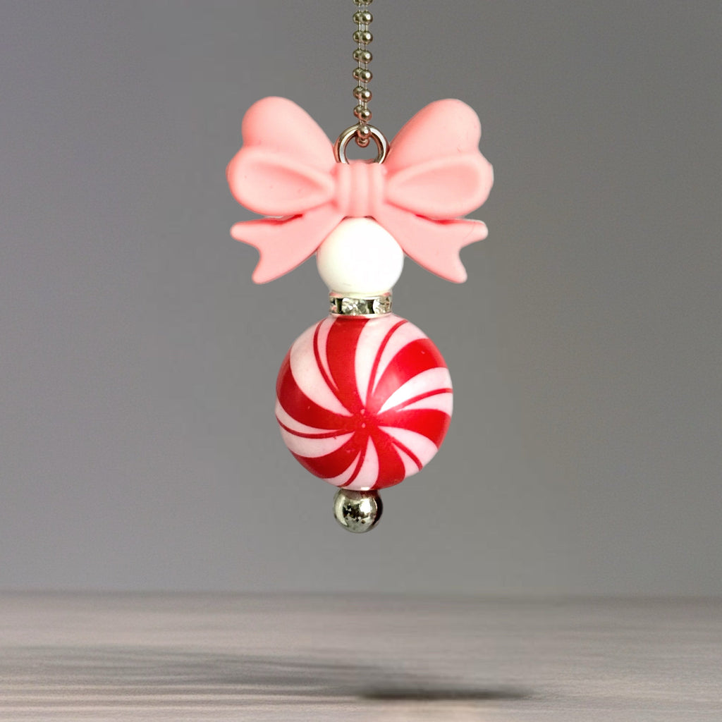 Peppermint Mini Bauble Charm - Tumbler Handle Charm
