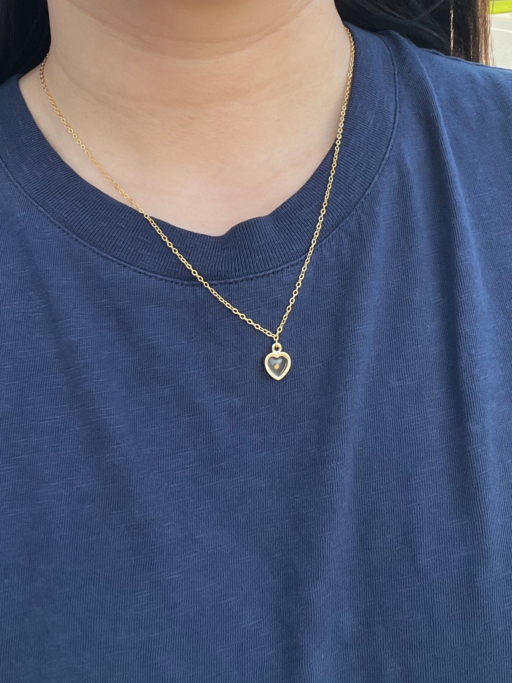 Mustard Seed Heart Necklace in Gold and Silver – Christian Faith Jewelry for Women