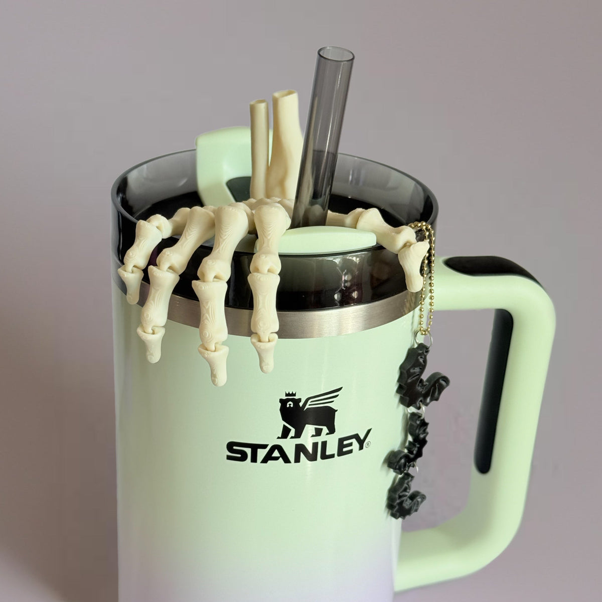 3D Skeleton Hand Charm - Tumbler Handle Charm