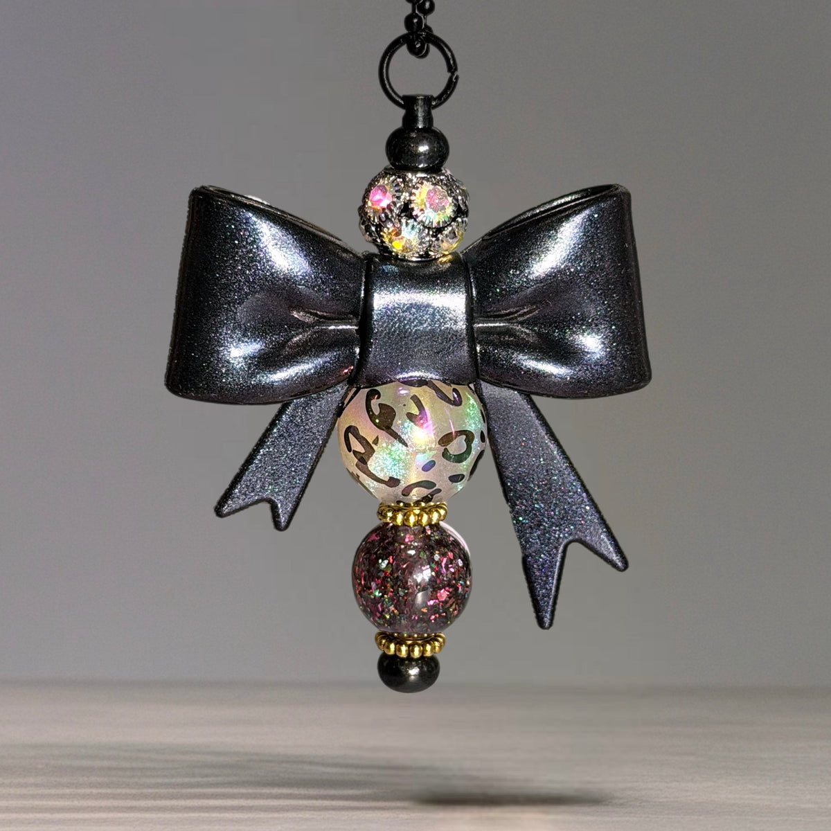 Fairy Glitz 3D Bow Charm - Tumbler Handle Charm