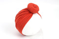 Newborn Toddler Kids Turban Cotton Beanie Hat Winter Cap Knot Solid Soft Sleeping Caps For Kids