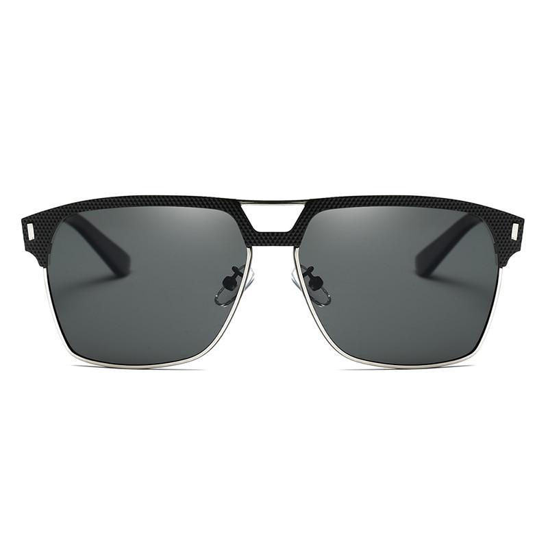 Luxury  High Quality Polarized Sunglasses Metal Frame Sunglasses For Men In Business Retro Modern Style With UV400 Protection