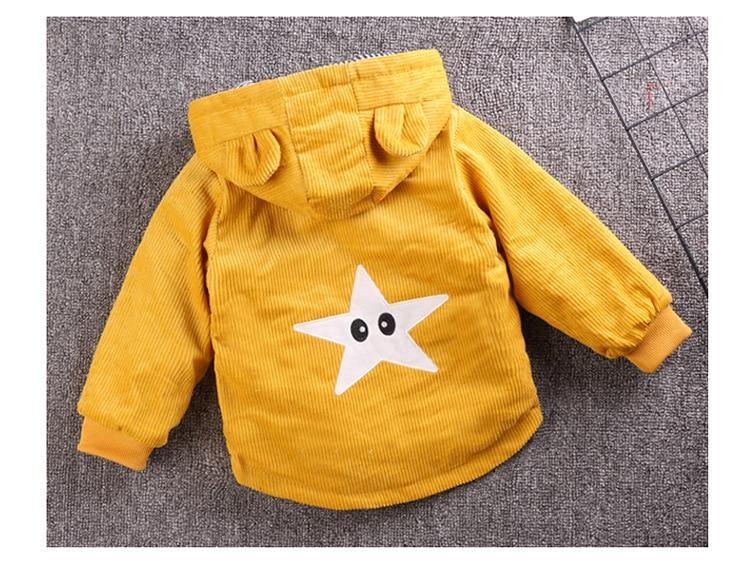 Infant Baby Jacket  Autumn Winter Hooded Outerwear Coat / Newborn Jacket.
