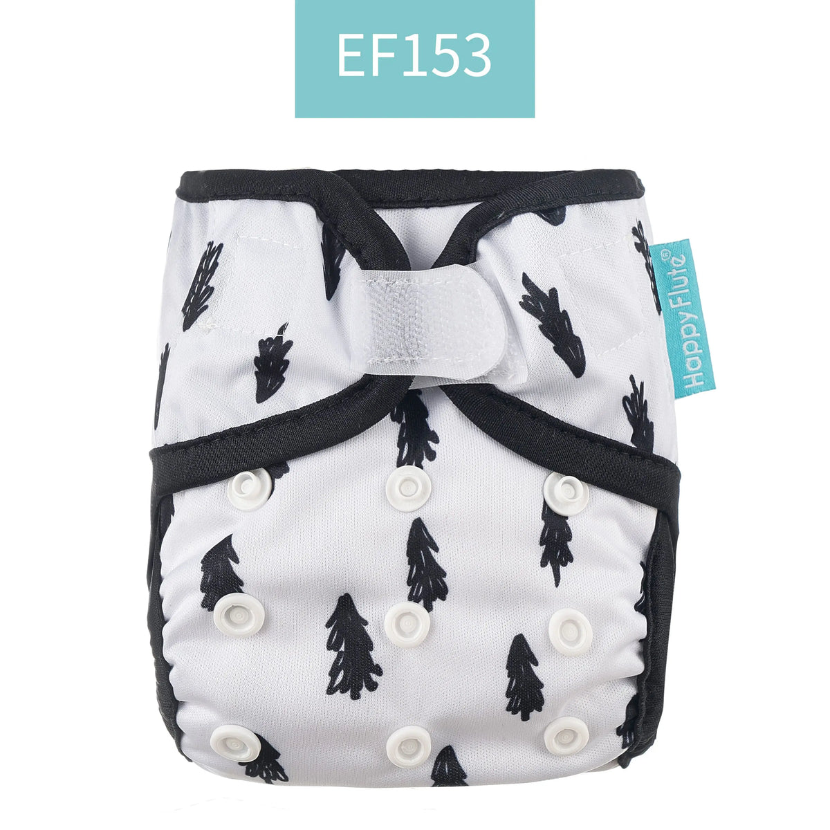 HappyFlute Newborn Tiny Diaper Cover Washable Baby Cover Cartoon Animal Adjustable Nappy Reusable Cloth Diapers Available