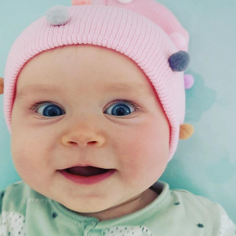 Baby Winter Autumn Warm Knit Hat For Girls Boys Solid Color For Baby and Kids