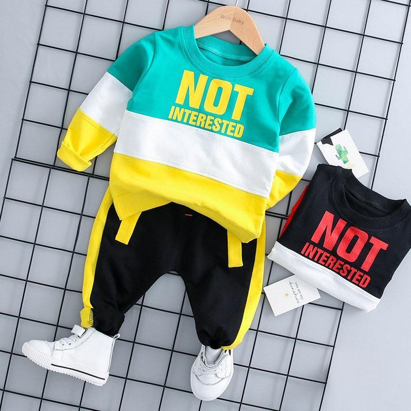 Autumn Winter Newborn Baby Boys and Girls Clothes Sweater and pants Outfit Suit  For kids