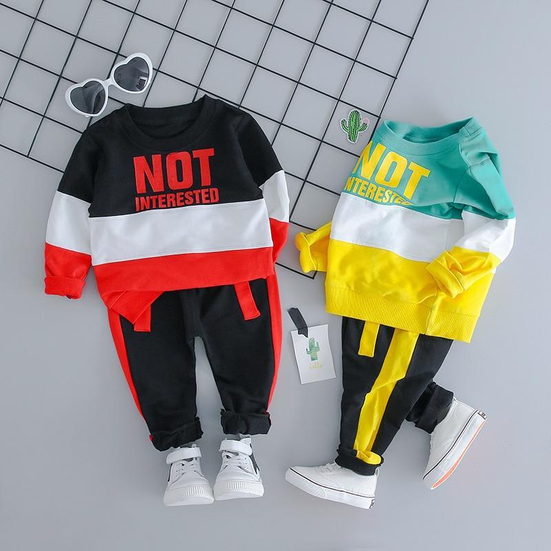 Autumn Winter Newborn Baby Boys and Girls Clothes Sweater and pants Outfit Suit  For kids