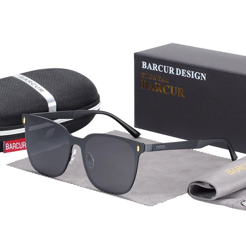 New Luxury Elegent Polarized Square Sunglasses Temples Sun Glasses for Men and Women With UV400 Protection