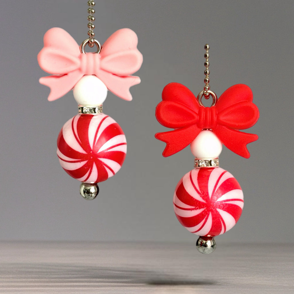 Peppermint Mini Bauble Charm - Tumbler Handle Charm