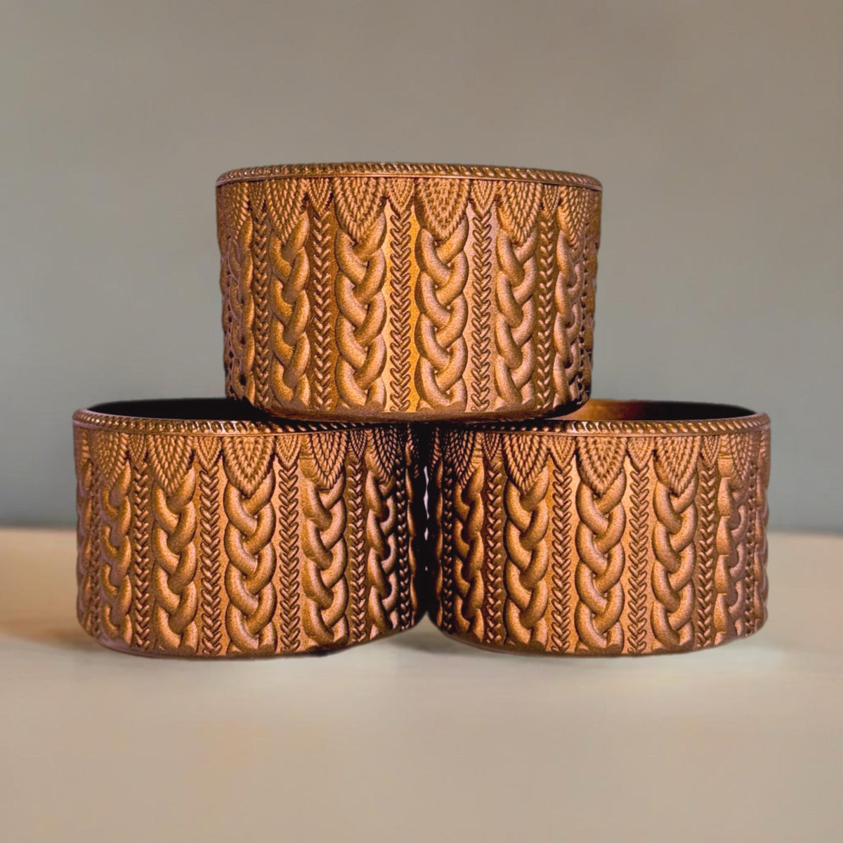 Metallic Copper MACRAME  Boot Waffle Boots™