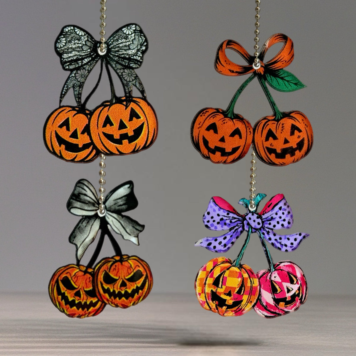 Jack O Lantern Charm - Tumbler Handle Charm