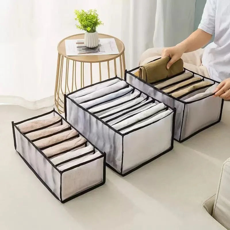 Mesh Sock Organizer,Lingerie Organizer,Foldable Multi-functional Wardrobe Organizer,Household Compartmentalized Drawer Organizer