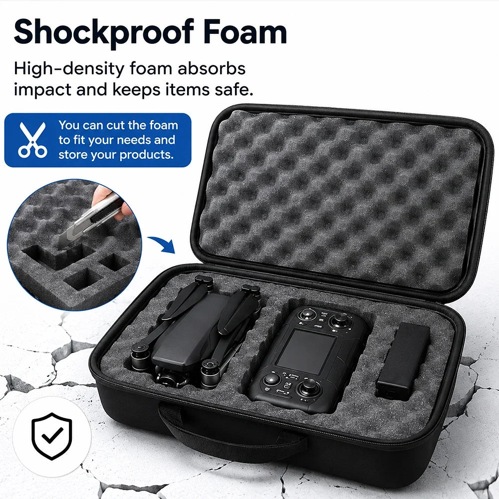 Shockproof Packaging Tool Box Foam DIY Sponge Removable Foam Toolbox Divider Filling Shockproof Fixed Electronic Product