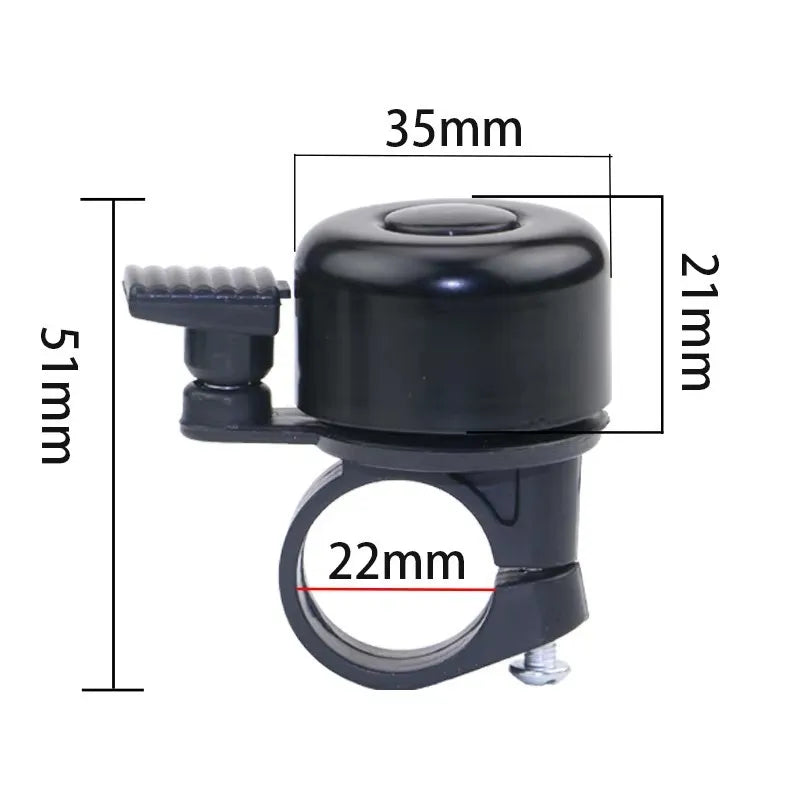 Colorful Aluminum Alloy Bicycle Bell Mini Handlebar Horn Loud Ring Bike Accessory for MTB Road City Cycling