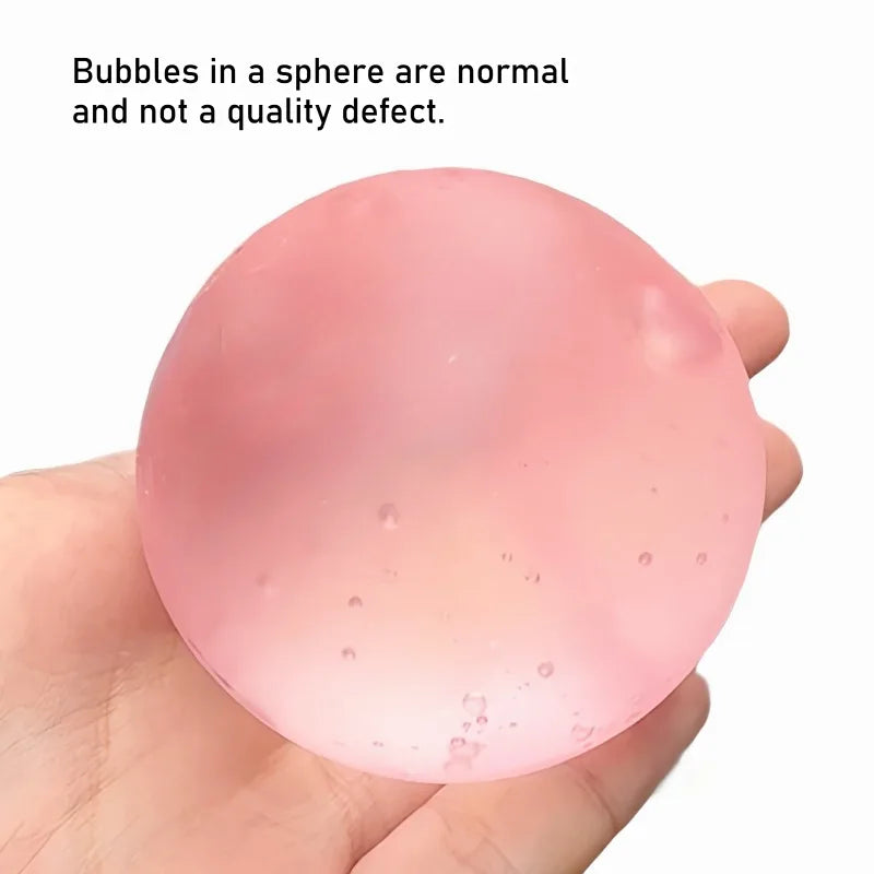 Pink Maltose Squishy Toys Mochi Anti Stress Sensory Fidget Toy Soft Simulated Transparent Maltose Slow-rebound Decompression Toy