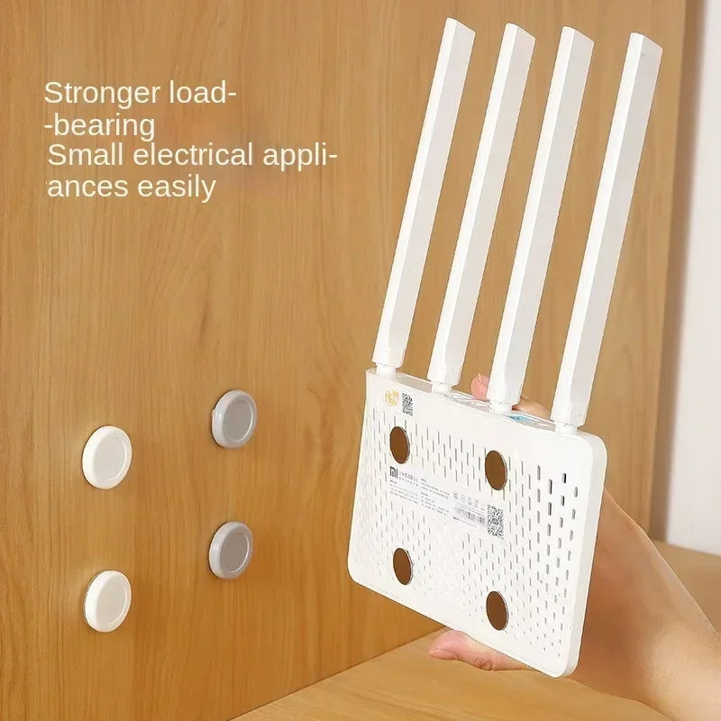 3-12pc Remote Magnetic Wall Holder Magnetic Paster Remote Control Holder No Drilling Storage Magnetic Hook Home Organization