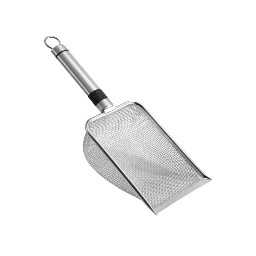 Pet Cleaning Tool Metal Aluminum Alloy Cat Litter Scoop Stainless Steel Durable Handle Pet Poop Shovel