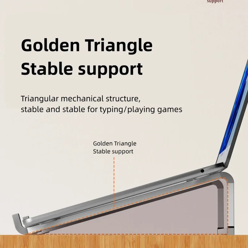 Adjustable Laptop Stand Aluminum Folding Computer Tablet Holder Notebook Tablelaptop Stand for Heat Dissipation