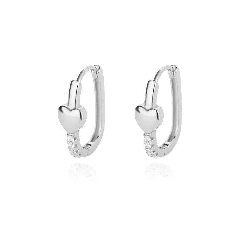 Round Hoop Earrings For Women Gold Color Stainless Steel Earrings 2026 Trend New Wedding Band Couple Jewelry Freeshipping Items