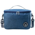 Portable Insulated Lunch Box Thermal Bag for Travel Camping Picnic Office Hot Cold Food Storage Container with Handle Strap