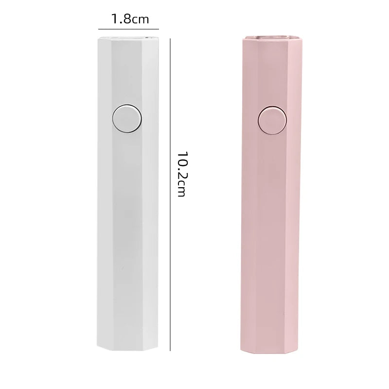 Portable Handheld UV LED Nail Lamp USB Rechargeable Pen Shape Nail Dryer Quick Curing Light for Gel Polish Manicure And Nail Art