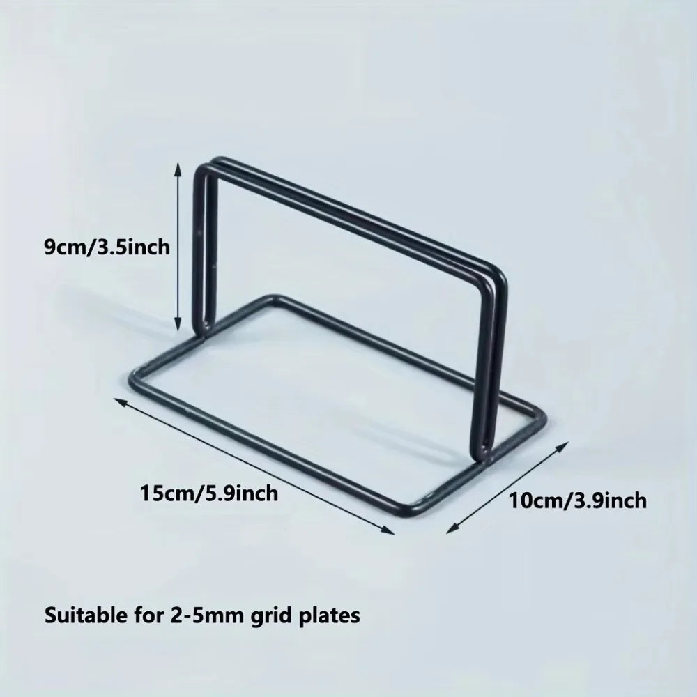 Modern Grid Display Rack with Base Metal Storage Rack Art Photo Display Desktop Stand For Grid Panel Storage Rack Desktop Stand