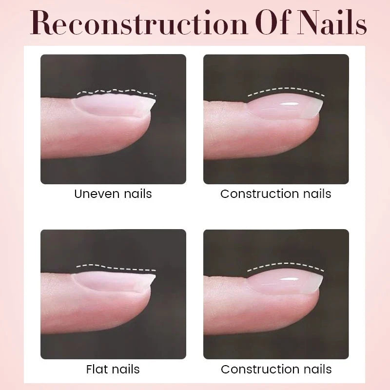 UR SUGAR 15ml 4-IN-1 Jelly Rubber Base Gel For Construct Reinforce Natural Nail Art Manicure Soak Off LED UV Gel Nail Varnishes